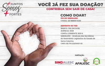 Contribua sem sair de casa.