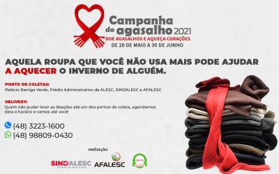 Aquela roupa que você não usa mais pode ajudar a aquecer o inverno de alguém.