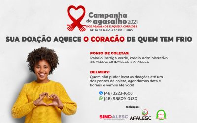 Sua doação aquece o coração de quem tem frio