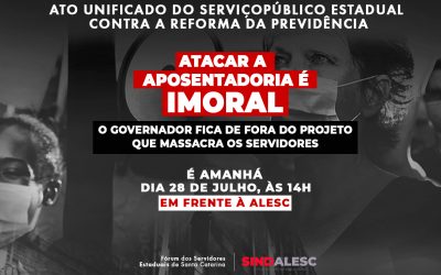 TODOS NA LUTA CONTRA A REFORMA DA PREVIDÊNCIA!