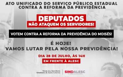 ✊ HOJE É DIA DE LUTA!