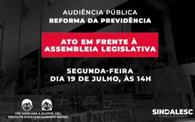 Vamos cobrar dos deputados o voto contrário à Reforma da Previdência!