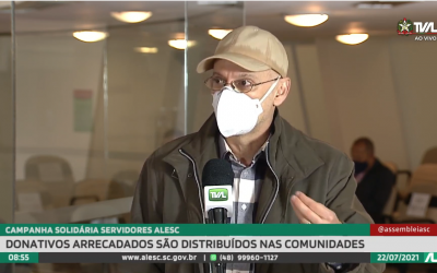 SINDALESC e AFALESC trabalham nas campanhas sociais enquanto lutam pelo serviço público