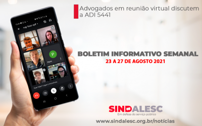 Boletim Informativo Semanal (23 a 27/08)