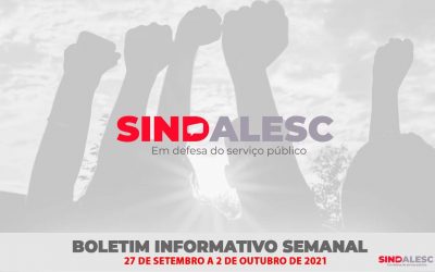 Boletim Informativo Semanal (27/09 a 01/10)