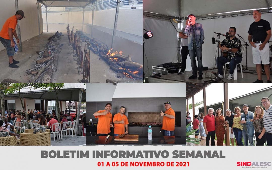 ﻿Boletim Informativo Semanal (01 a 05/11)