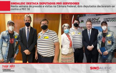SINDALESC destaca deputados pró servidores
