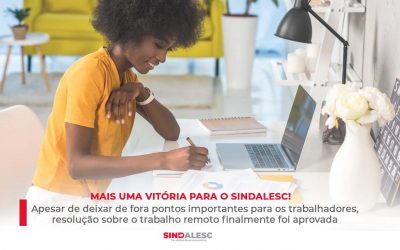 Resolução sobre o trabalho remoto finalmente foi aprovada
