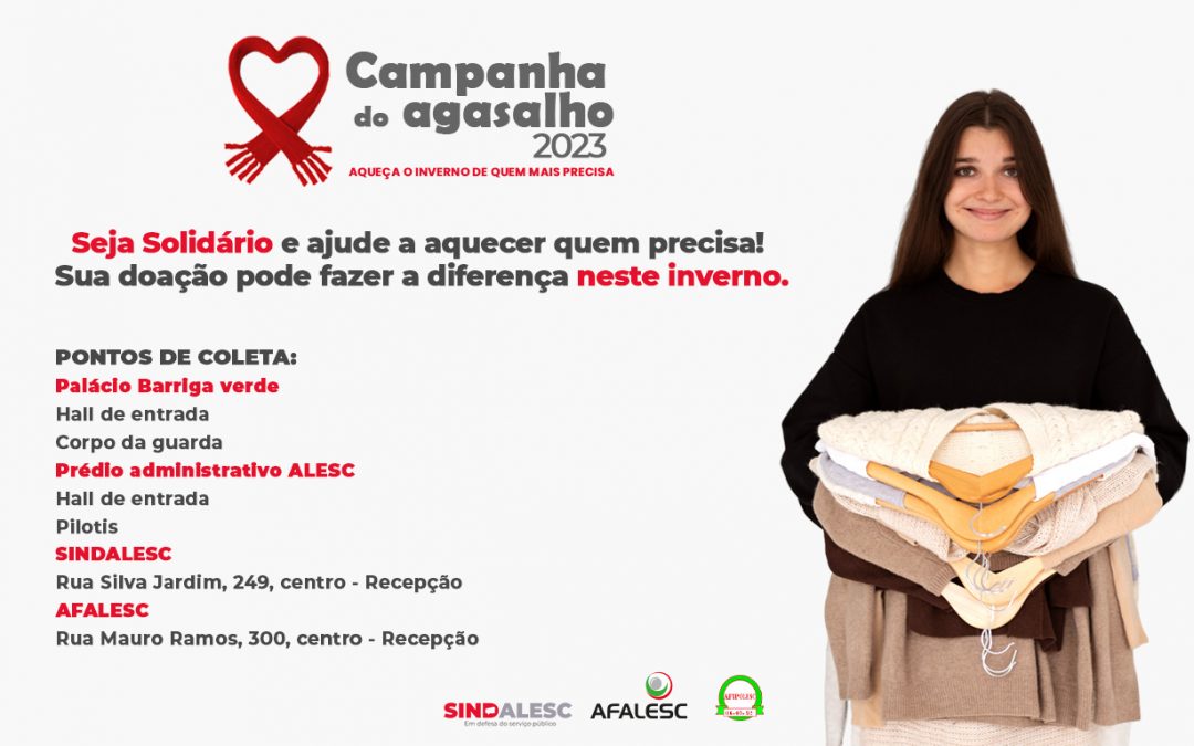 Campanha do Agasalho: Seja Solidário e Ajude a Aquecer Quem Precisa!