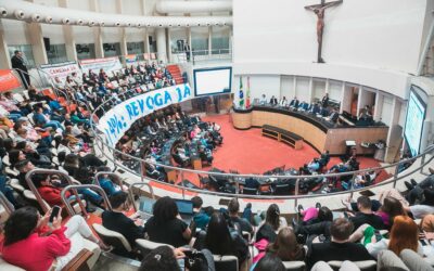 Servidores Públicos Aposentados lotaram plenário e hall da Alesc para acompanhar audiência pública
