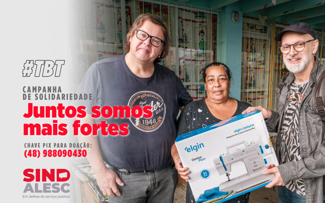 #TBT de solidariedade que aquece o coração!