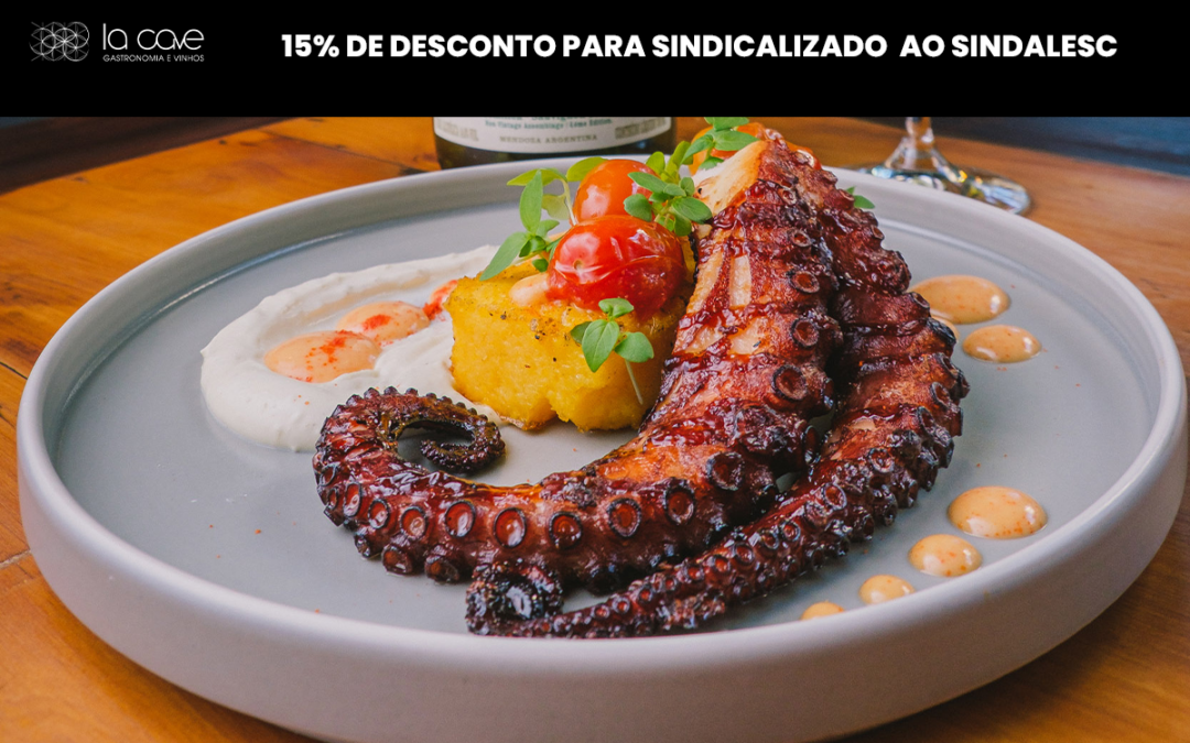 Parceria gastronômica com o restaurante La Cave