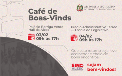 Café de Boas-Vindas marca retorno do recesso na Alesc