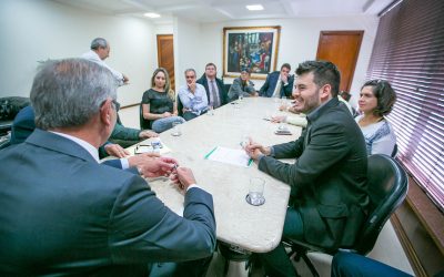 Presidente Dreveck recebe a nova diretoria