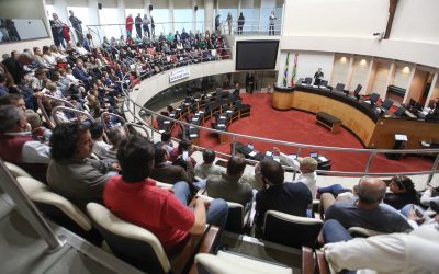 Categoria mobilizada lota hall e galerias da Assembleia Legislativa