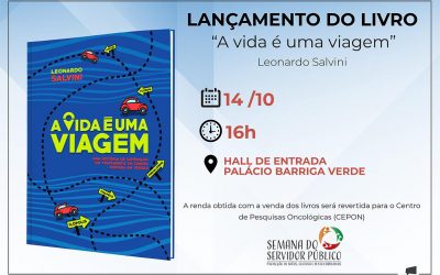 Lançamento do livro “A vida é Uma Viagem” do servidor da Alesc e Ex – Dirigente do Sindalesc Leonardo Salvini