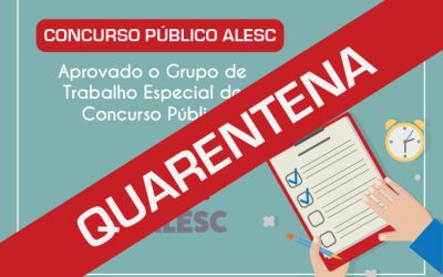 Covid-19: Concurso público na Alesc