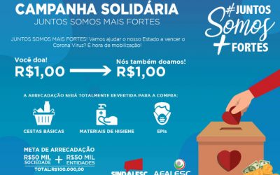 SINDALESC E AFALESC realizam Campanha Solidária