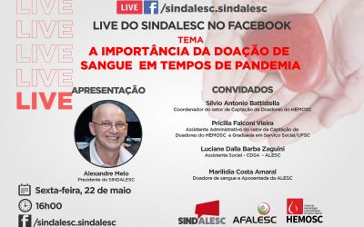 A importância da doação de sangue em tempos de pandemia