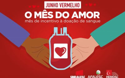 Junho Vermelho é mês de incentivo à doação de sangue