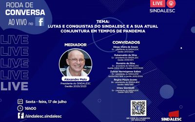 SINDALESC promoverá live com os ex – presidentes