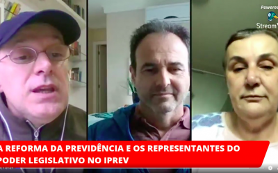 Asssita a live sobre os representantes do Poder Legislativo no IPREV