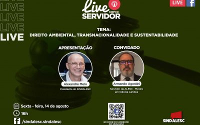 Sindalesc realiza nesta sexta “live o com o servidor”