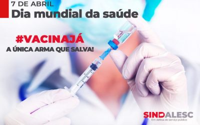 7 de abril, dia mundial da saúde, nada a comemorar