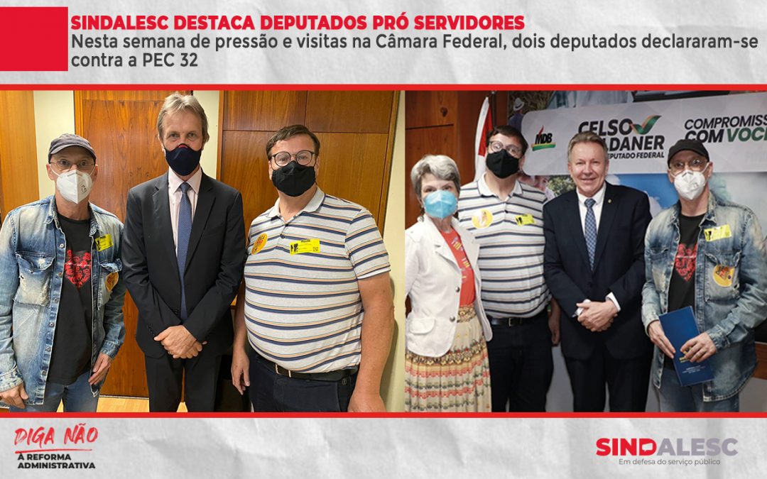 SINDALESC destaca deputados pró servidores
