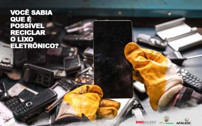 Você sabia que é possível reciclar o lixo eletrônico?